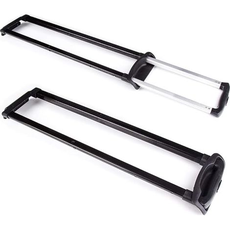Telescopic Luggage Handle Replacement 20" 24" 28" 3 Tier Aluminum Telescopic Handle Adjustable Heavy Duty Suitable for People of Different Height (1/2)