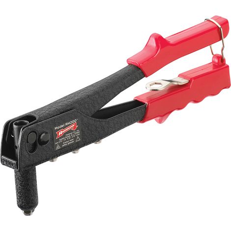 Arrow – Professional rivet tool – All steel construction – Spring loaded handle for easy loading – Extended nose for hard-to-reach areas (1/4)