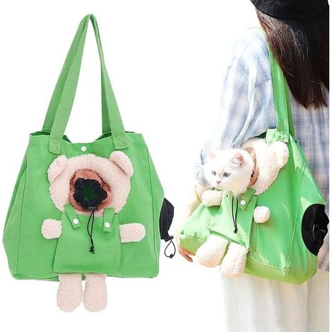Dog Transport Bag, Large and Breathable Cat Carrier Bag, Portable Dog Carrier for Small Medium Animals, for Outdoors, Travel, Walking (1/5)