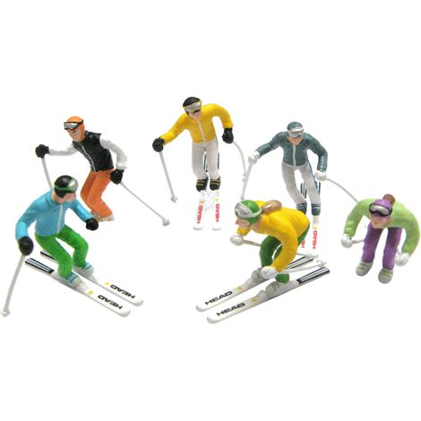 Village de Noël avec skieurs décoratifs – Design détaillé et réaliste – Matériaux de haute qualité – Décoration intérieure et extérieure – Myvillage