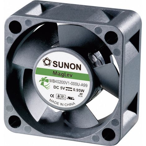 Sunon MF40200V2-1000U-A99 Axiallüfter 5 V/DC 13.08 m³/h (L x B x H) 40 x 40 x 20 mm