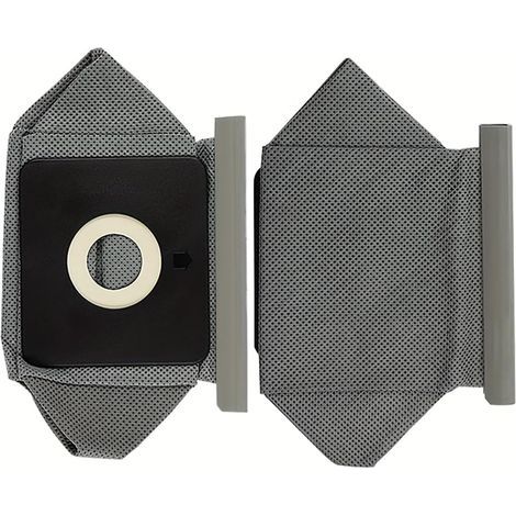 Lot de 2 sacs à poussière lavables universels en tissu pour aspirateur Philips, LG, Haier, Samsung, réutilisables, 11 x 10 cm (1/5)