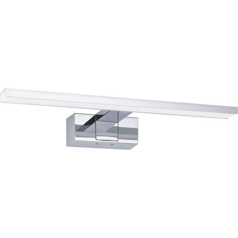 LED Applique miroir Conettilla, lampe salle de bain, aluminium chromé (1/5)