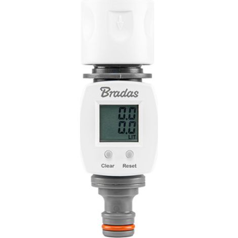 Raccord rapide avec compteur de consommation d'eau en temps réel "WHITE LINE" (1/3)