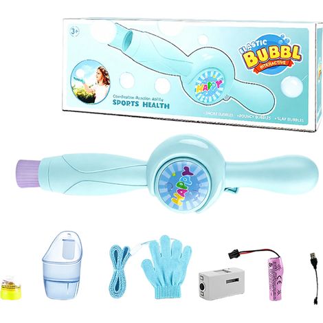 Baguette à bulles de brouillard élastique pour enfants, machine à bulles de brouillard interactive pour adultes (1/5)