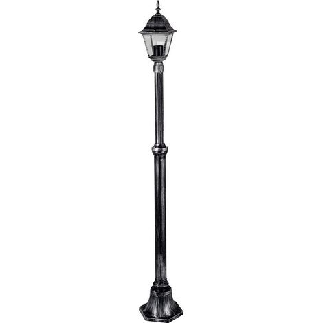 Lampione Arkadia 1 luce su palo 18xH187cm in lega di alluminio