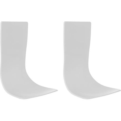 Plateaux Récupérateurs de Gouttes en Plastique ABS, 2 Pièces, Bac pour Distributeur de Savonnette Mural, Blanc, Accessoires Salle de Bain, Protection Déversements pour Domicile'-'- (1/5)