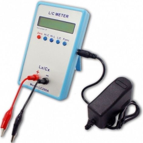 LC200A Medidor de capacidad e inductancia digital Capacimetro inductometro digital portatil LCR (1/5)