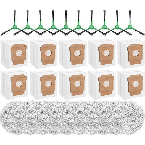 Pour I robot Roomba Plus 405 Combo/505 Combo Aspirateur de rechange Kits brosse latérale chiffon de lavage sac à poussière accessoires pièces (1/5)