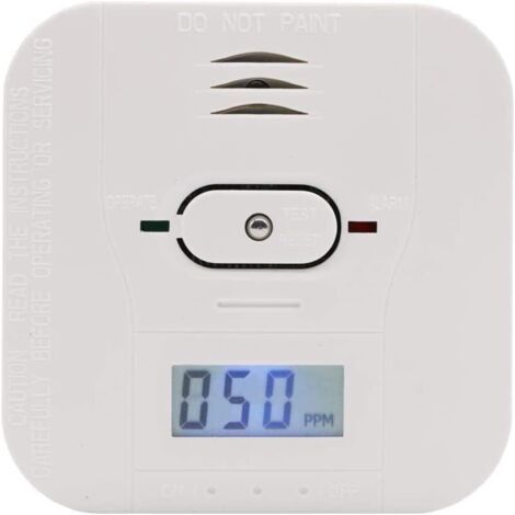 Détecteur de monoxyde de Carbone Alarme de monoxyde de Carbone- Alarme 85 DB - Conforme à la Norme en 50291 (1/5)