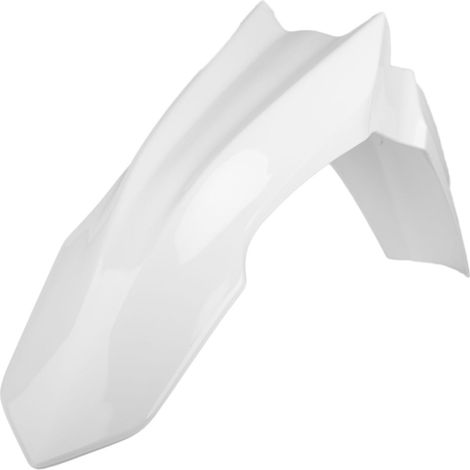 Garde-boue avant Polisport CRF 250/450 (14, 17, 13, 16 pouces) blanc résistant