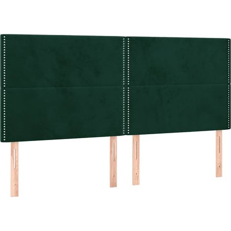 Maison Exclusive - Cabecero Terciopelo Verde Oscuro 180x5x118/128 (1/5)