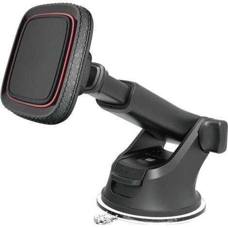 BUNTHAUS Magnetische Autotelefonhalterung, Armaturenbrett-/Windschutzscheibenhalterung, Autotelefonhalter mit verstellbarem Teleskoparm, 6 starke Magnete für alle Mobiltelefone (1/5)