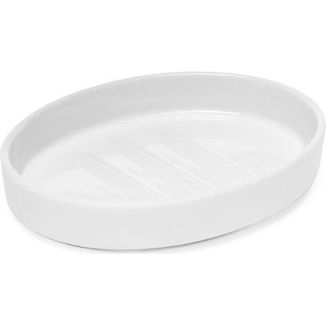 Feel porte-savon en céramique, blanc (SATDFEEL39BI)