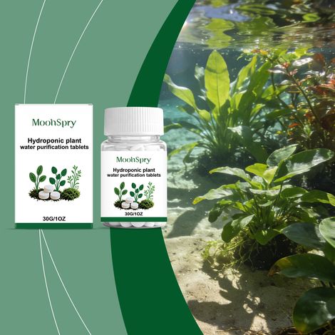 Comprimés purifiants pour plantes hydroponiques - Soin général des plantes aquatiques, entretien quotidien doux et complément nutritionnel - 30 g (1/5)