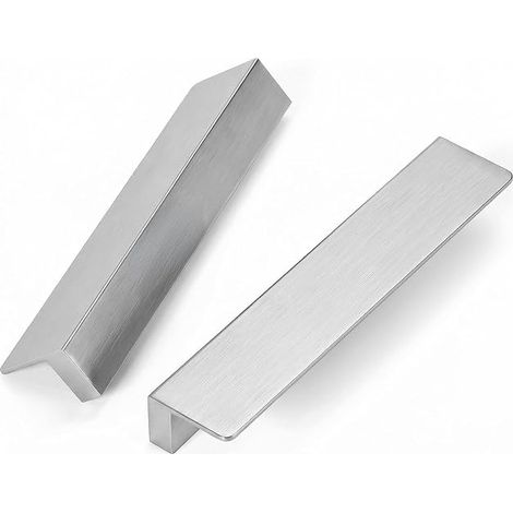 Lot de 5 Poignee de Meuble Cuisine Argenté Entraxe 128mm (1/5)