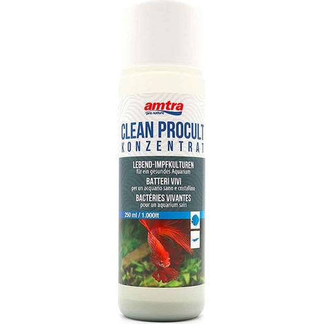 Amtra Clean Procult Konzentrat 250 ml per l’avvio e la manutenzione dei filtri d’acquario