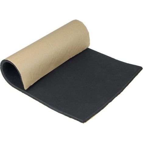 9Pcs Tapis d'isolation acoustique en butyle pour voiture isolation acoustique de bruit et insonorisation (1/4)