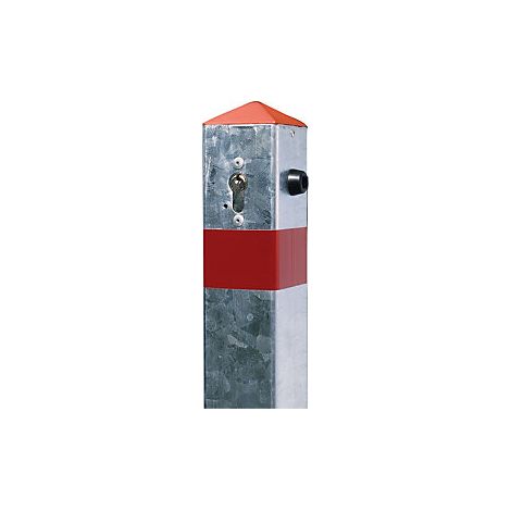 Urbanus Poste de acero plata AS-125 (1/2)