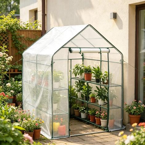 Serre durable, serre à tomates, serre avec fermeture éclair, protection des plantes (uniquement avec la serre) (1/5)