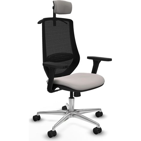 piqueras-y-crespo Mardos chaise bureau blanc ergonomique