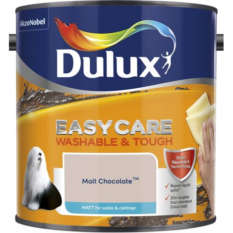 Dulux Easycare Washable & Tough Matt Emulsion Paint - 2.5L - Malt Chocolate
