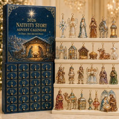 New Arrival, In Stock: 2026 Christmas 24-Hour Countdown Calendar Blind Box - Design A -