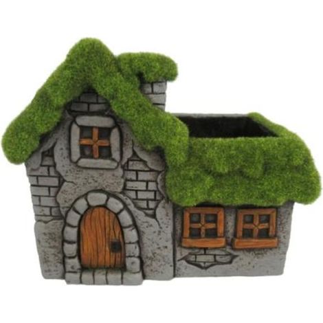MACETERO CASA MUSGO 19x12x15 CM 54116