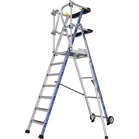 Escabeau PIRL 7 marches - Hauteur max. de travail 3.64m - 2272917 (1/5)