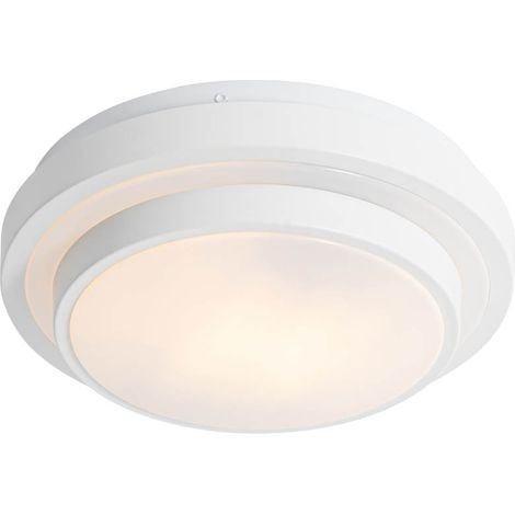 Moderne Deckenleuchte weiß 25 cm IP44 - Walden