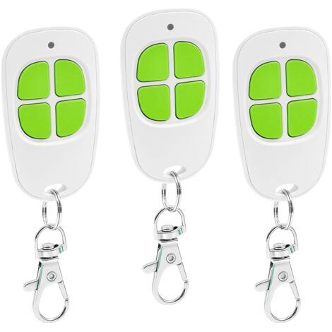 AAM0094 AAM0121 AAM0135 AAM0133 AAM0085 Télécommande Portail, 433,92 MHz Télécommande Compatible avec SCS Sentinel, 4 canauxBip Portail Porte De Garage (Lot de 3)
