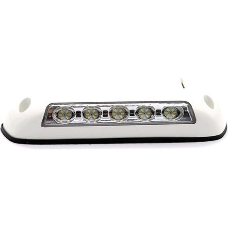 LED 12V Sunshade Projecteur,Camping Car Ultra Plat, LED 12V Camping Encastrable éClairage IntéRieur Auto Cars Yachts Portes de Camping-Car Couloirs Feux ModifiéS (1/4)