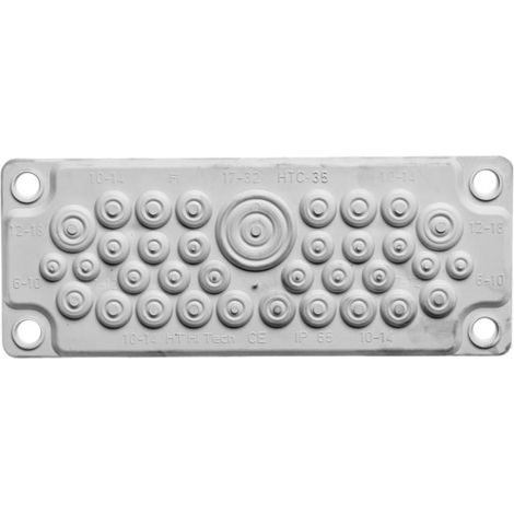 Graue Membrandurchlassrohre P-MB35 34,735