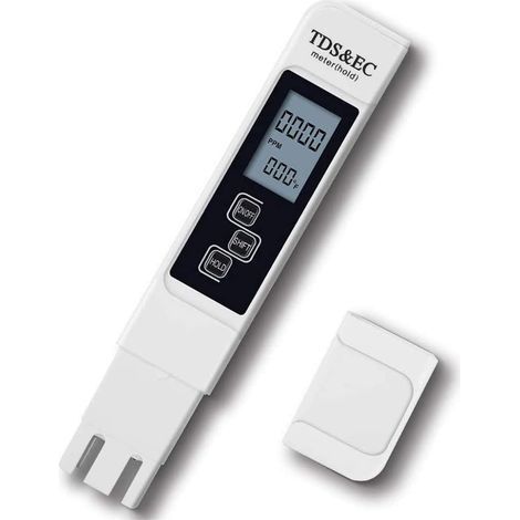 3-in-1 Tester: TDS, pH, and Swimming Pool Water Quality Testing Conductivity Meter with LCD Screen High Accuracy and Automatic Calibration Function (1/5)