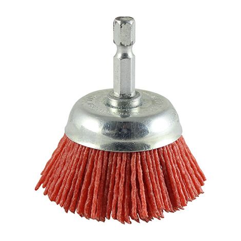 TIMCO Drill Cup Brush Nylon - 75mm