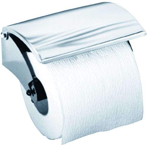 Distributeur de Rouleau de Papier Toilette WC PELLET 127x82x56mm Inox - 823512 (1/5)