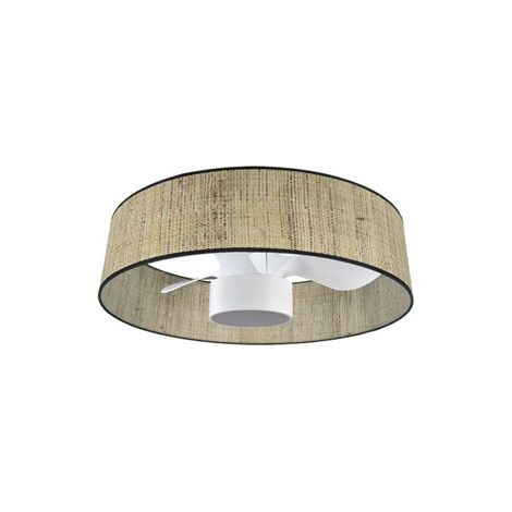 FABRILAMP Ventilator Dc 24w Natasha Cañizo/weiß 70d 3 Flügel 6vel. 2390lm 3 Farben Fernbedienung, Speicher, Zeitschaltuhr (1/3)