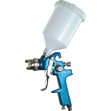 Prevost – Pistolet à peinture par gravité 1.4 mm – Capacité 0.5 L – Réglage jet et débit – Pour automobile et industrie – Corps aluminium