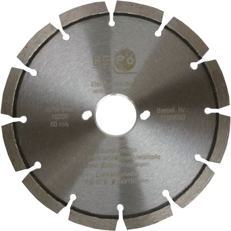 Bepo Diamanttrennscheibe für Montagefräse FFS 171 SE 170mm Stein Beton 1170/053 (1/2)