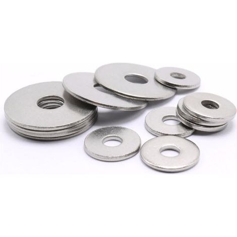 M8 A4 Stainless steel penny repair timber mudguard washer DIN 9021