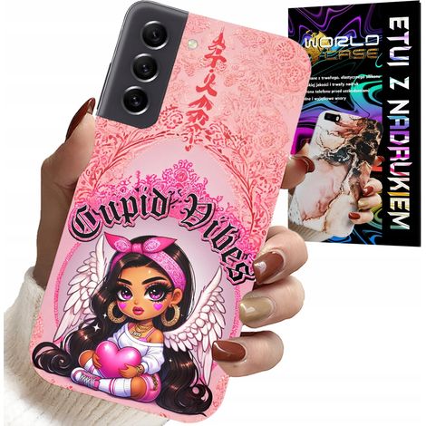 Custodia per Samsung Galaxy S21 - Cupid Vibes con un grazioso angioletto sul retro (1/5)