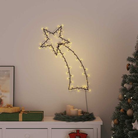 Luces de Navidad Estrella Fugaz Silueta 115 LEDs cálido (1/5)