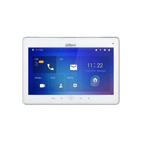 VTH5241DW-S2 - Moniteur d'intérieur blanc VTH Wi-Fi 10"