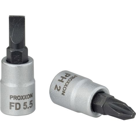 Proxxon - 1/4" Kreuzschlitzschrauben-Einsatz, PH 2 - 23731 (1/4)
