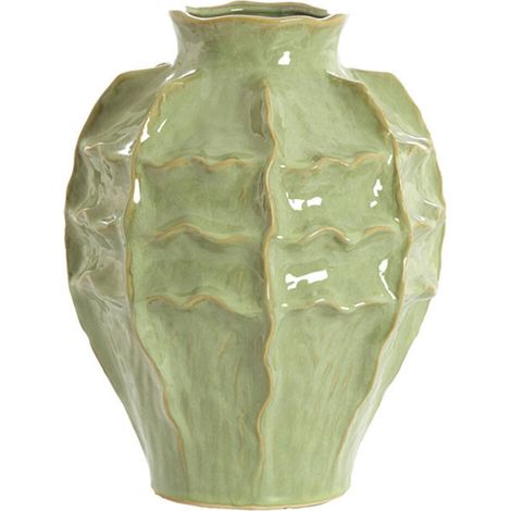 Vase vert en céramique raffiné Light & Living Loseto (1/4)