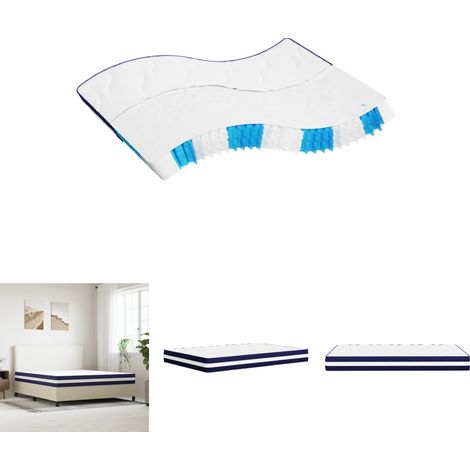 The Living Store Matratze Taschenfederkern Mittelfest 180x200 cm - Matratzen (1/5)