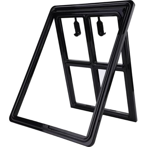 Yosoo - Porte magnétique de sécurité en plastique pour animaux de compagnie, avec moustiquaire rabattable pour chiots, chats et chiens (1/5)