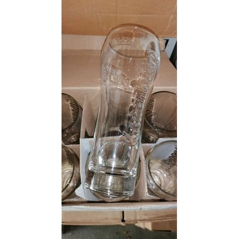 Lot de 6 verres Kronenbourg - 25 cl - Modèle 2020 - Neufs