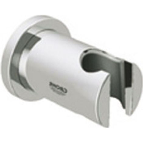 GROHE Soporte de pared para teleducha Rainshower 27074 no ajustable roseta redonda supersteel, 27074DC0