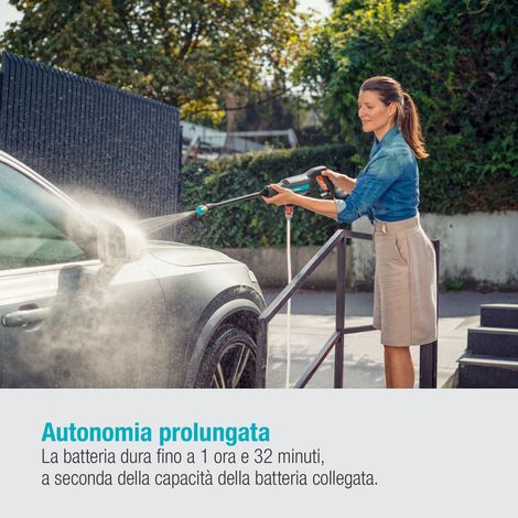 GARDENA Idropulitrice a batteria portatile AquaClean 24/18 V POWER FOR ALL, Batteria non inclusa (14800-55) (1/3)